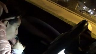 Public threesome sex in front of a police station during the quarantine